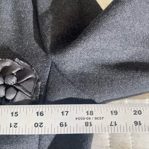 J Crew Womens Wool Blazer Sz 8 Embellished Cropped Modern Office CEO Lady Jacket - Picture 8 of 16